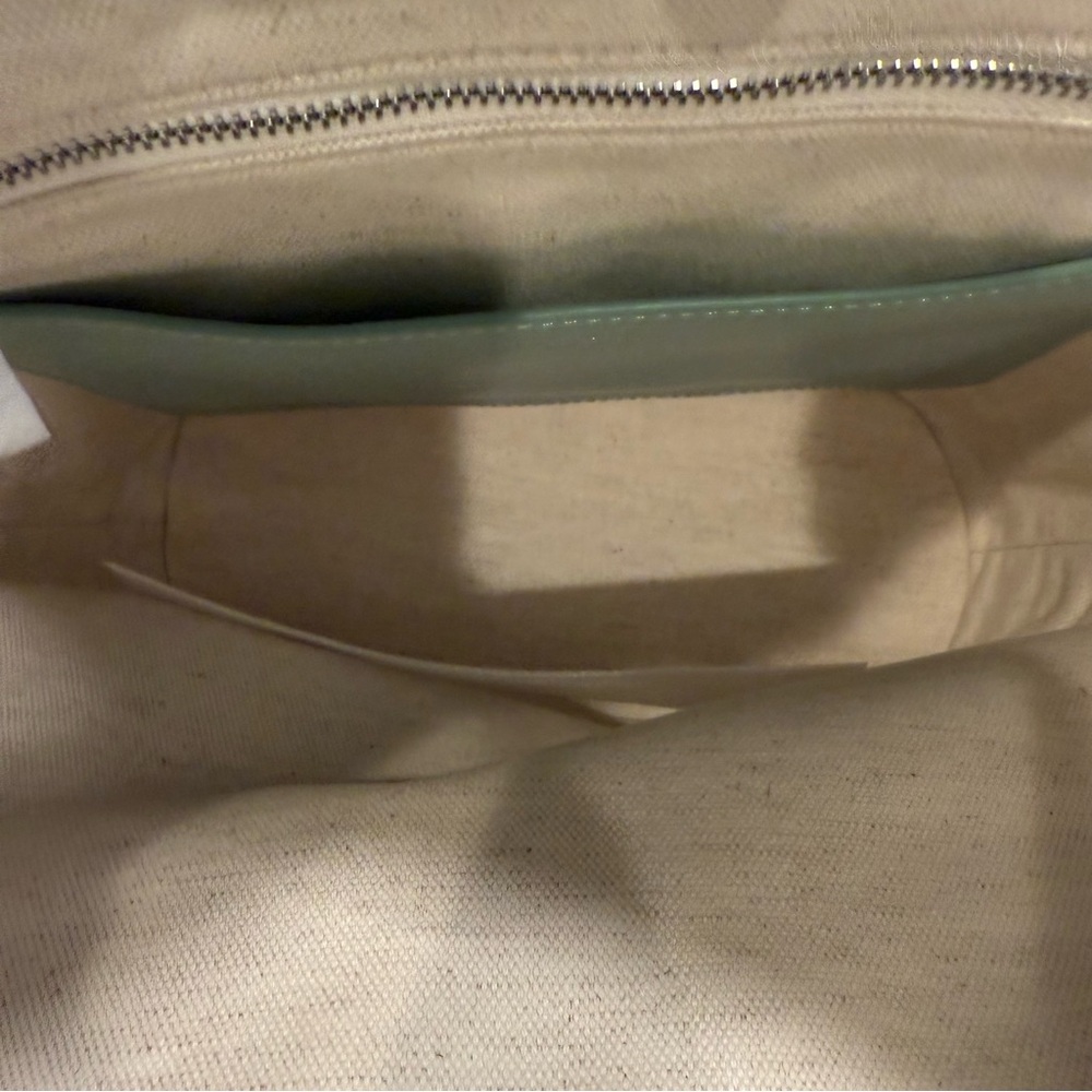 Kate Spade Halo Studded Leather Bucket Bag Light Green W/ Dust Bag NWT - Picture 8 of 16